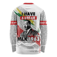 Martin Luther King Long Sleeve Shirt Honoring The Legacy White Version LT05 - Wonder Print Shop