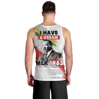 Martin Luther King Men Tank Top Honoring The Legacy White Version LT05 - Wonder Print Shop