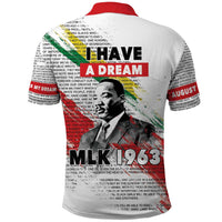 Martin Luther King Polo Shirt Honoring The Legacy White Version LT05 - Wonder Print Shop