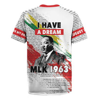 Martin Luther King Rugby Jersey Honoring The Legacy White Version LT05 - Wonder Print Shop