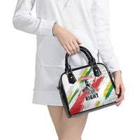 Martin Luther King Shoulder Handbag Honoring The Legacy White Version