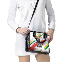 Martin Luther King Shoulder Handbag Honoring The Legacy White Version