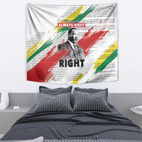 Martin Luther King Tapestry Honoring The Legacy White Version LT05 - Wonder Print Shop