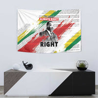 Martin Luther King Tapestry Honoring The Legacy White Version LT05 - Wonder Print Shop