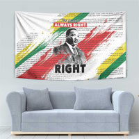 Martin Luther King Tapestry Honoring The Legacy White Version LT05 - Wonder Print Shop