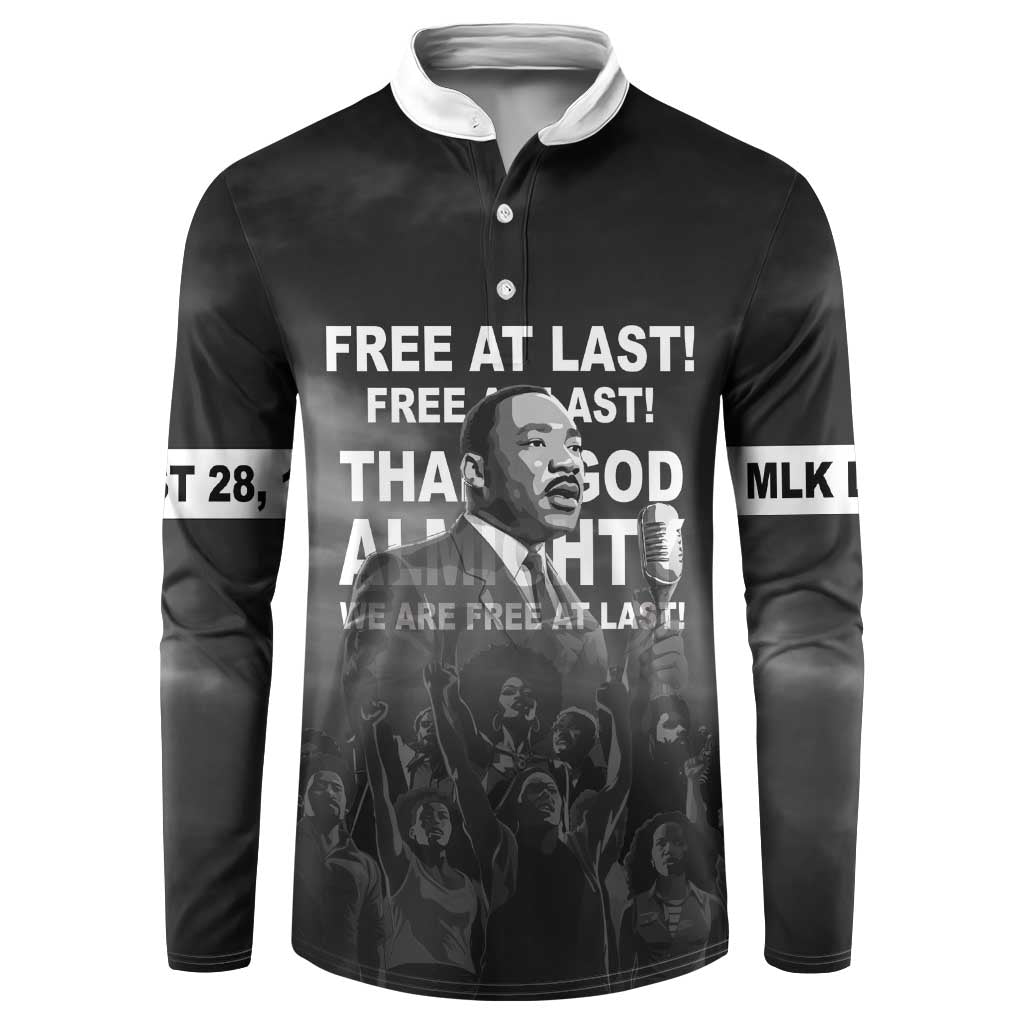 Martin Luther King MLK Button Sweatshirt I Have A Dream LT05 - Wonder Print Shop