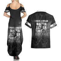 Martin Luther King MLK Couples Matching Summer Maxi Dress and Hawaiian Shirt I Have A Dream LT05 - Wonder Print Shop