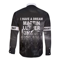 Martin Luther King MLK Long Sleeve Button Shirt I Have A Dream LT05 - Wonder Print Shop
