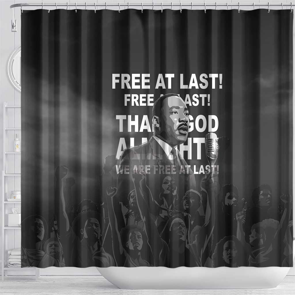Martin Luther King MLK Shower Curtain I Have A Dream