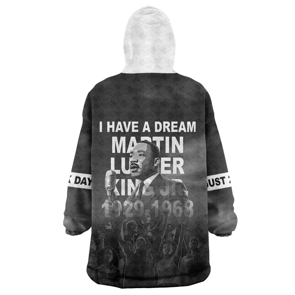 Martin Luther King MLK Wearable Blanket Hoodie I Have A Dream LT05 - Wonder Print Shop