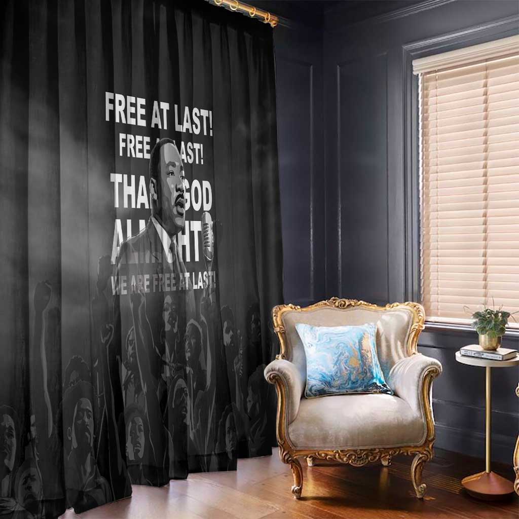 Martin Luther King MLK Window Curtain I Have A Dream LT05 - Wonder Print Shop