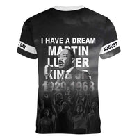 Martin Luther King MLK Women V-Neck T-Shirt I Have A Dream LT05 - Wonder Print Shop