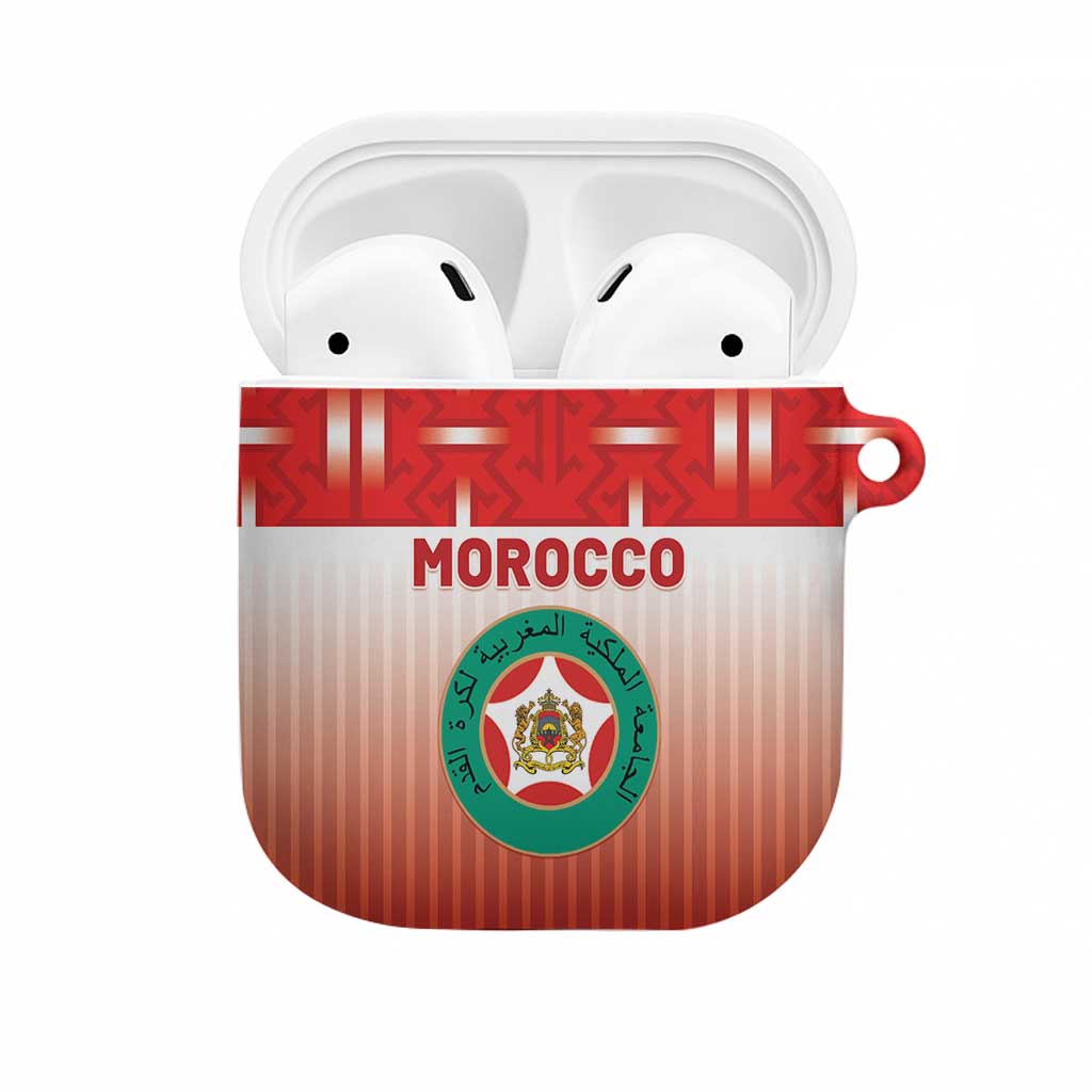 Morocco Football AirPods Case 1994 Retro Red Version - Wonder Print Shop