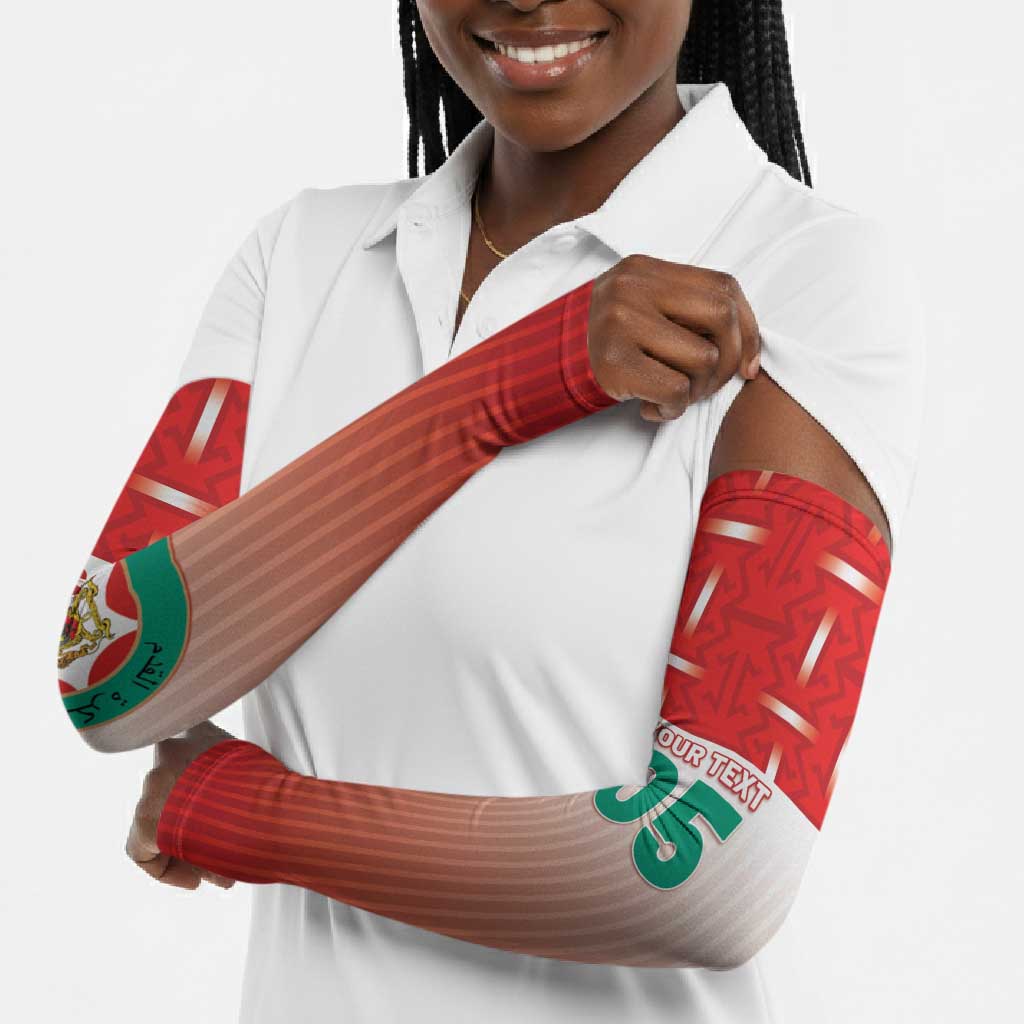 Custom Morocco Football Arm Sleeves 1994 Retro Red Version - Wonder Print Shop