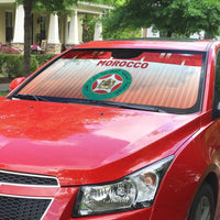 Morocco Football Auto Sun Shade 1994 Retro Red Version - Wonder Print Shop