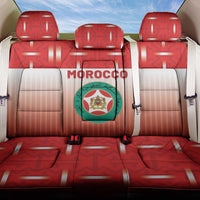 Morocco Football Back Car Seat Cover 1994 Retro Red Version - Wonder Print Shop