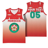 Custom Morocco Football Basketball Jersey 1994 Retro Red Version - Wonder Print Shop