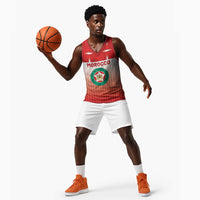 Custom Morocco Football Basketball Jersey 1994 Retro Red Version - Wonder Print Shop