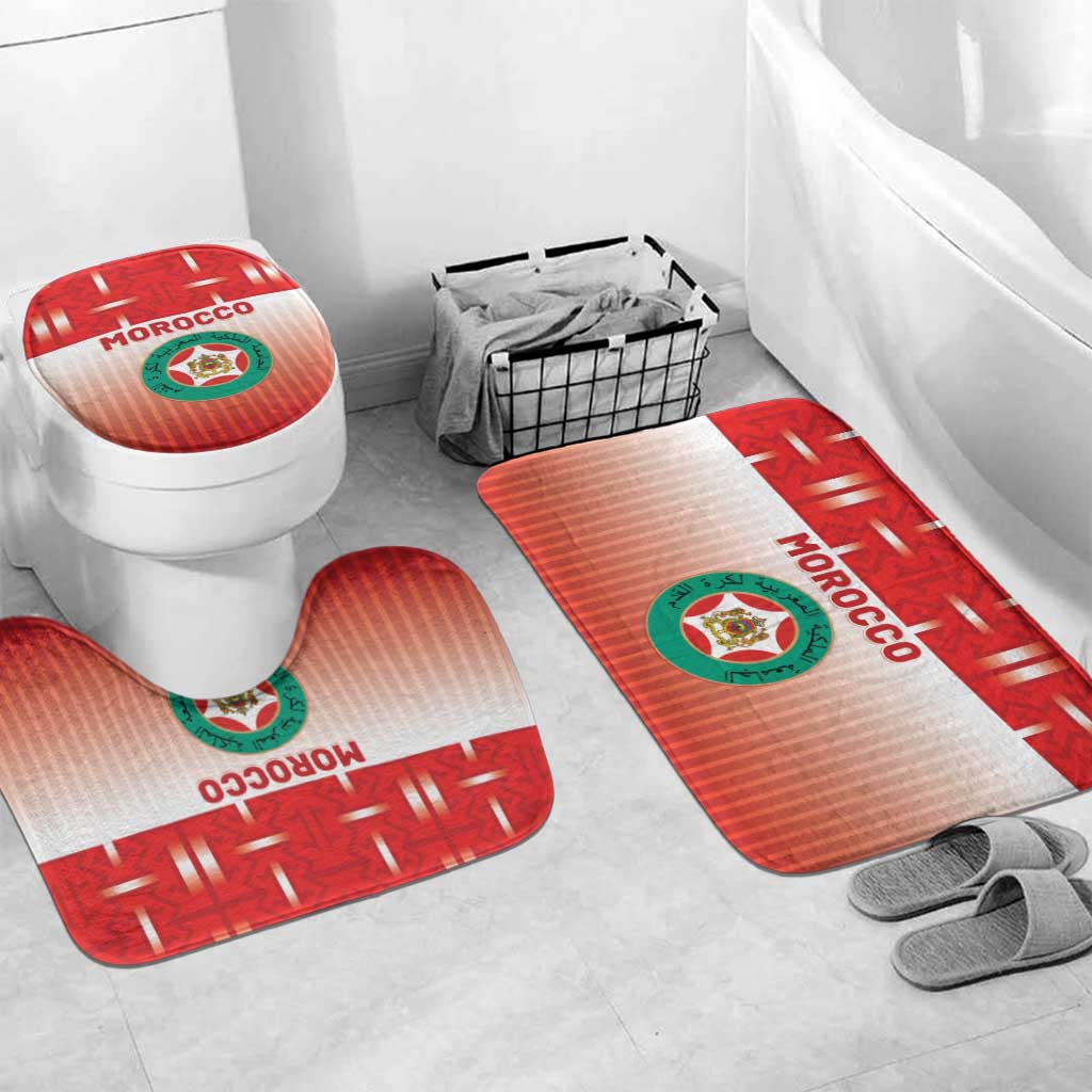 Morocco Football Bathroom Set 1994 Retro Red Version - Wonder Print Shop