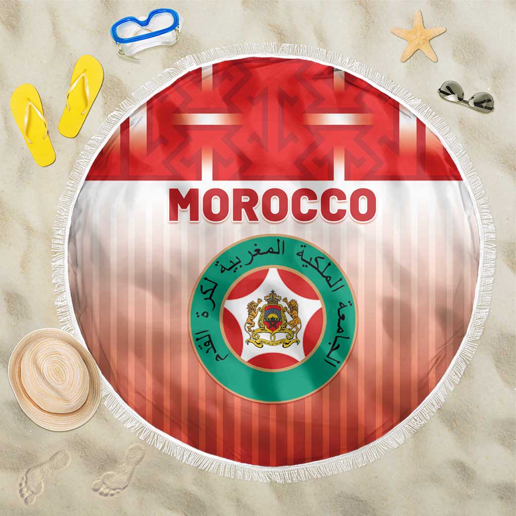 Morocco Football Beach Blanket 1994 Retro Red Version - Wonder Print Shop
