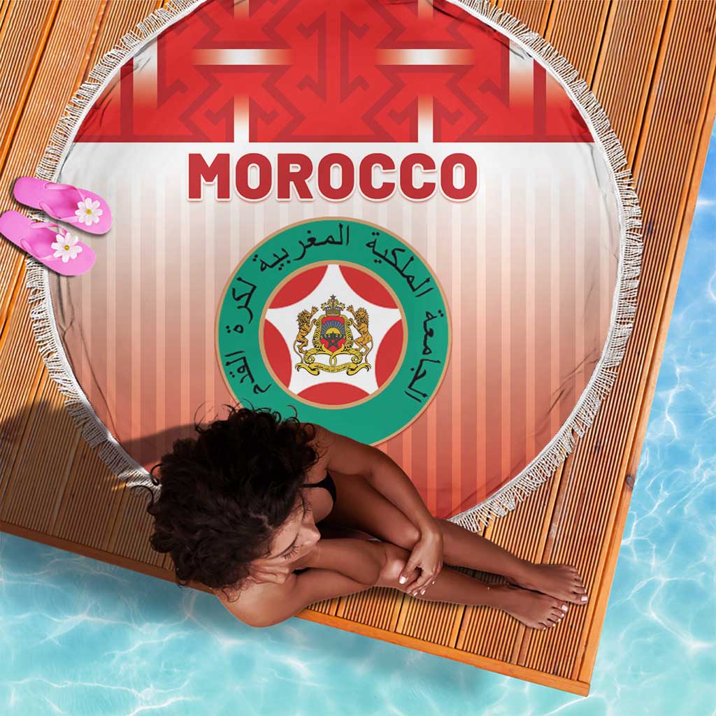 Morocco Football Beach Blanket 1994 Retro Red Version - Wonder Print Shop