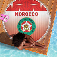 Morocco Football Beach Blanket 1994 Retro Red Version - Wonder Print Shop