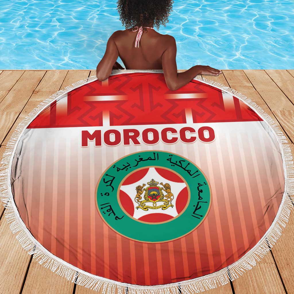 Morocco Football Beach Blanket 1994 Retro Red Version - Wonder Print Shop
