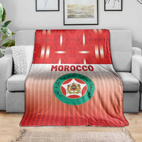 Morocco Football Blanket 1994 Retro Red Version - Wonder Print Shop