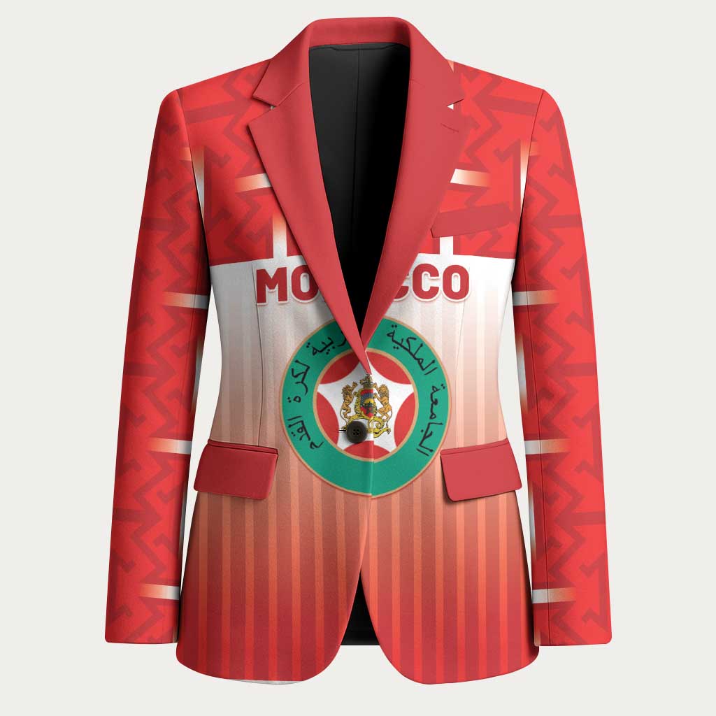 Custom Morocco Football Blazer 1994 Retro Red Version - Wonder Print Shop