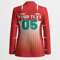 Custom Morocco Football Blazer 1994 Retro Red Version - Wonder Print Shop