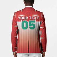 Custom Morocco Football Blazer 1994 Retro Red Version - Wonder Print Shop
