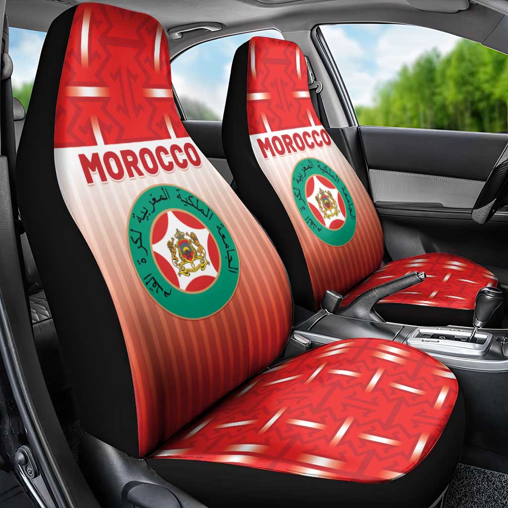 Morocco Football Car Seat Cover 1994 Retro Red Version - Wonder Print Shop