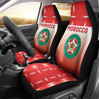 Morocco Football Car Seat Cover 1994 Retro Red Version - Wonder Print Shop