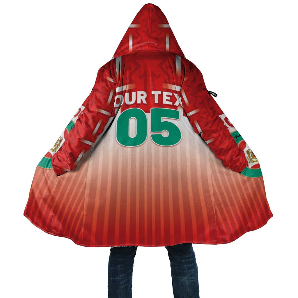 Custom Morocco Football Cloak 1994 Retro Red Version - Wonder Print Shop