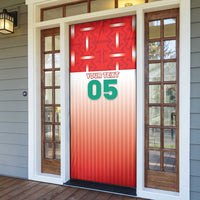 Custom Morocco Football Door Cover 1994 Retro Red Version - Wonder Print Shop
