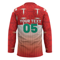 Custom Morocco Football Hockey Jersey 1994 Retro Red Version - Wonder Print Shop