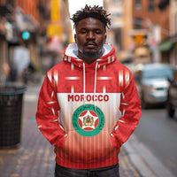 Custom Morocco Football Hoodie 1994 Retro Red Version - Wonder Print Shop
