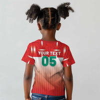 Custom Morocco Football Kid T shirt 1994 Retro Red Version LT05