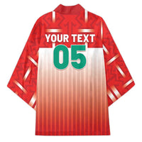 Custom Morocco Football Kimono 1994 Retro Red Version - Wonder Print Shop