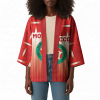 Custom Morocco Football Kimono 1994 Retro Red Version - Wonder Print Shop