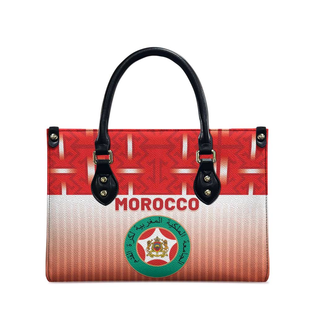 Morocco Football Leather Bag 1994 Retro Red Version - Wonder Print Shop