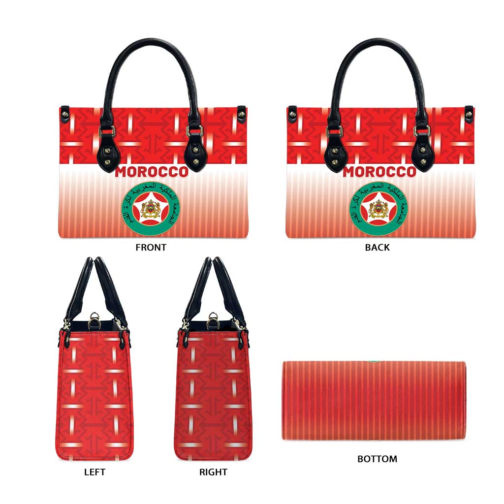 Morocco Football Leather Bag 1994 Retro Red Version - Wonder Print Shop