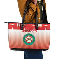 Morocco Football Leather Tote Bag 1994 Retro Red Version - Wonder Print Shop