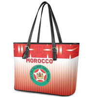 Morocco Football Leather Tote Bag 1994 Retro Red Version - Wonder Print Shop