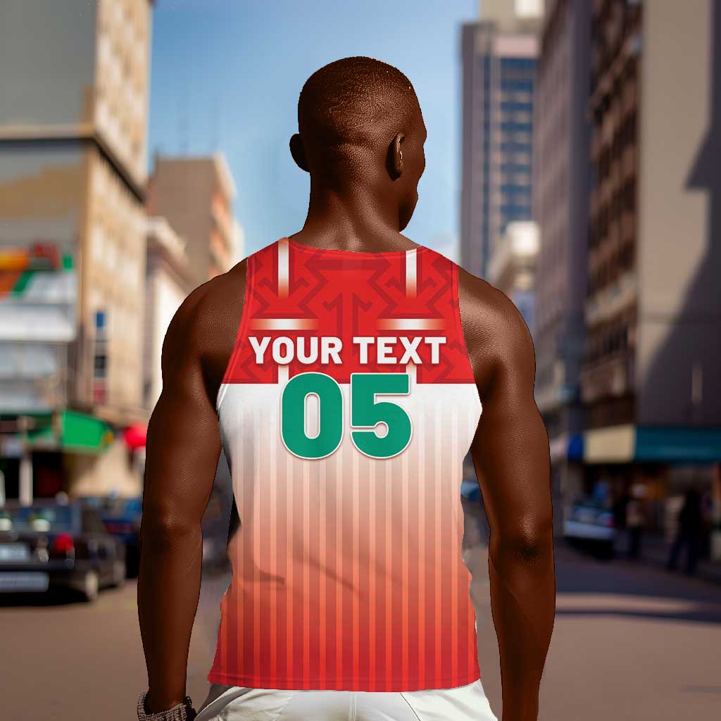 Custom Morocco Football Men Tank Top 1994 Retro Red Version - Wonder Print Shop