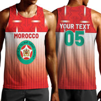 Custom Morocco Football Men Tank Top 1994 Retro Red Version - Wonder Print Shop