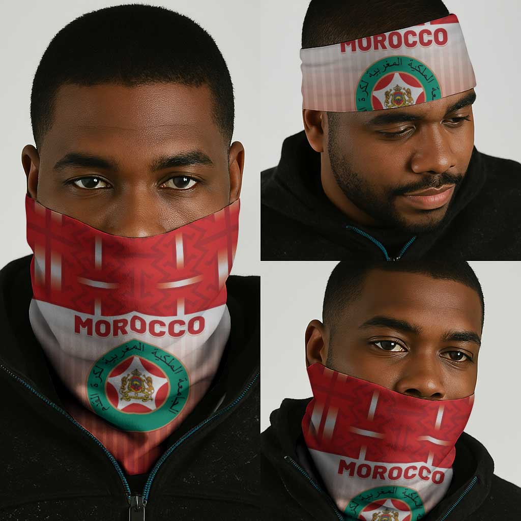 Morocco Football Neck Gaiter 1994 Retro Red Version - Wonder Print Shop