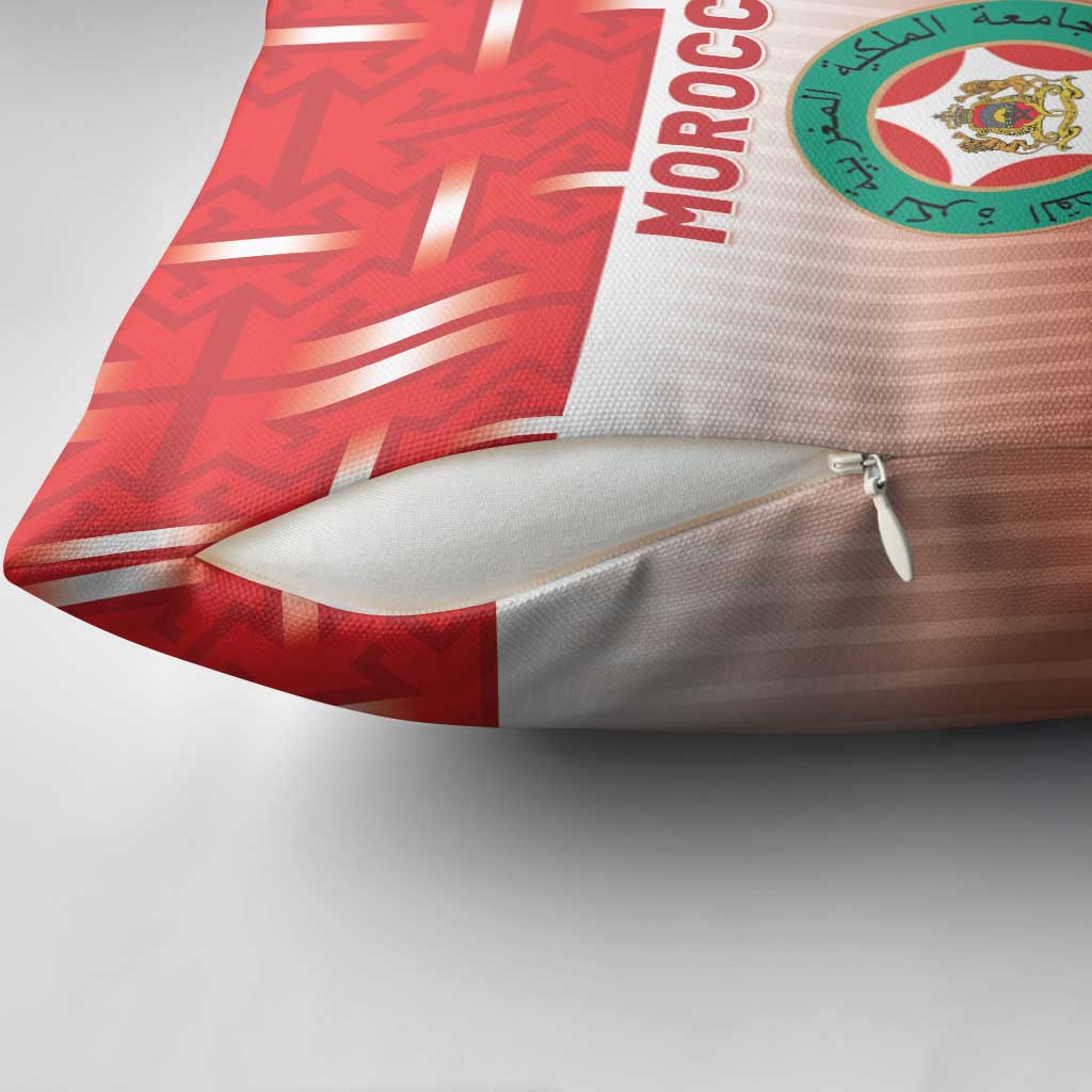 Morocco Football Pillow Cover 1994 Retro Red Version - Wonder Print Shop