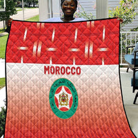 Morocco Football Quilt 1994 Retro Red Version - Wonder Print Shop