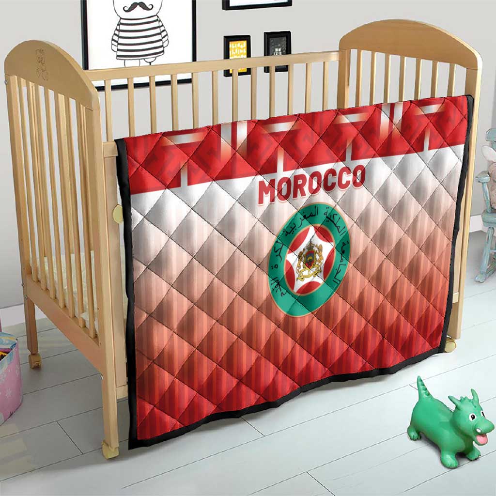 Morocco Football Quilt 1994 Retro Red Version - Wonder Print Shop